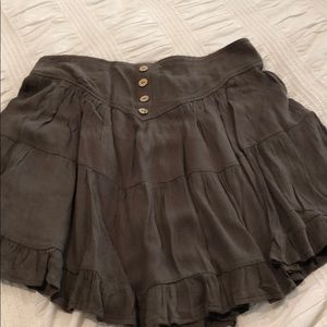 Olive Green Womens Skirt